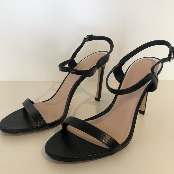 Zara black Strappy heels - Picture 1 of 3